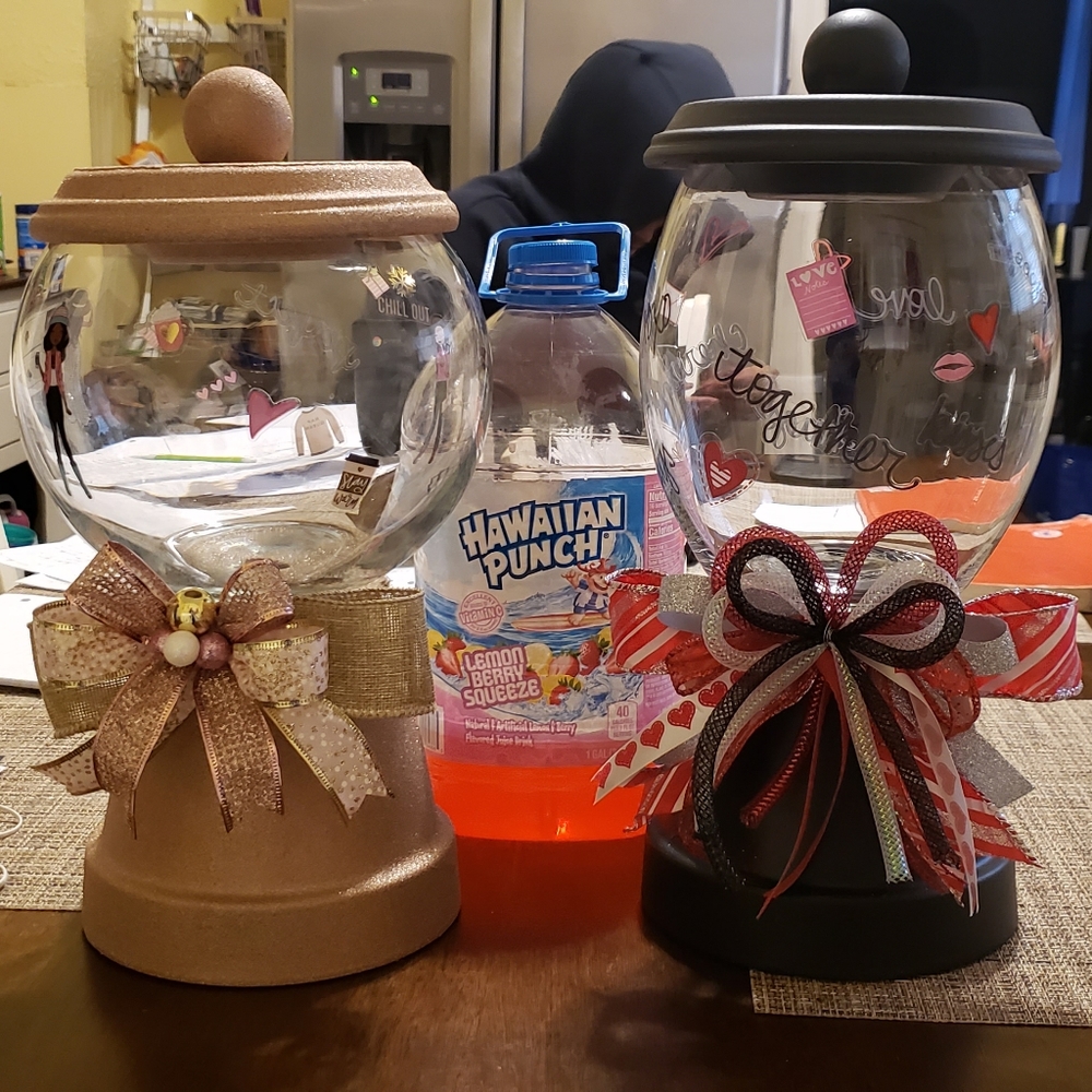 Rose gold candy bowl..